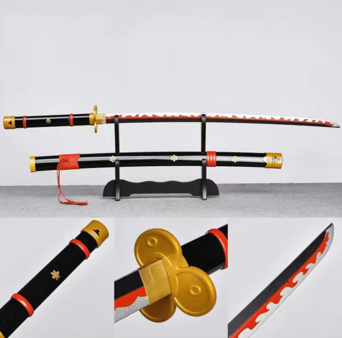 『ワンピース』シリーズ COSPLAY 日本刀 模造刀 鑑賞用 武具 舞踊刀 ONE PIECE ワンピース風 海賊王 武器 コスプレ ゾロ 竹製刀 秋水